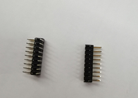 2,00 milímetros, 2.0AMP, Pin Header Connector, PA9T, de ángulo recto, negro, adaptable.