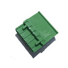 Echada PA66 de Connnector 5,08 de los bloques de terminales del color verde sin la lata mate ROHS del oído