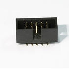 Flash ROHS 94V-0 del oro del negro del conector 10P SMT del jefe de la caja de PA9T