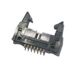 Cierre largo de WCON echada Pin Header, PBT derecho 14 Pin Header Connectors de 2,54 milímetros
