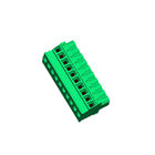 Con la lata mate verde enchufable 35PCS/Tary ROHS del conector PA66 del bloque de terminales del oído 12P 5,08