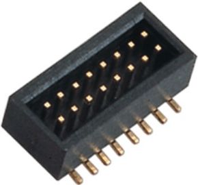 conector de cobre amarillo 1.0m m PA9T del jefe de la caja de SMT del flash del oro del Pin 2* 8