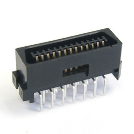 1.27m m derecho 26 oro Flash/Sn del bronce de fósforo del conector PBT 30%GF UL94V-0 del Scsi del Pin