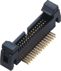 embalaje corto de ángulo recto del tubo del jefe del eyector del jefe 1.27m m del cierre del negro UL94V-0 de 40P PA9T