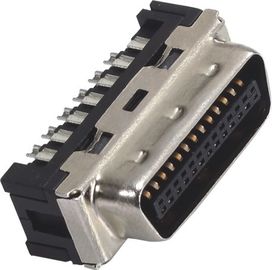 CEN-tipo varón del conector del scsi de 1.27m m que acopla con los 6321/6321M el poliéster del bronce de fósforo de 50 pernos