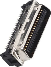 El CEN recto masculino del conector de SCSI mecanografía el conector de interfaz femenino de PA9T IO