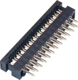 negro P/Bronze del conector 2*12P PBT del enchufe de la INMERSIÓN de 2.0m m que estaña ROHS