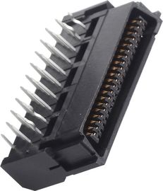 Tipo de ángulo recto masculino conector de la impulsión D del Scsi de 1.27m m del PWB IO de 40P