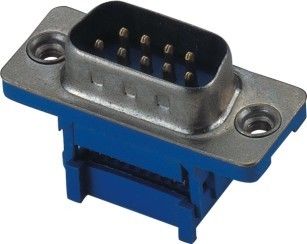Tipo dual masculino línea piercing de la fila IDC del Pin del latón 9 del conector PBT del submarino de D