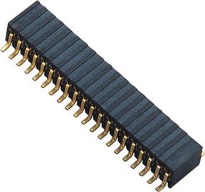 Tablero femenino del conector del jefe del Pin de SMT 20 del parte movible lateral dual para subir a H=3.45
