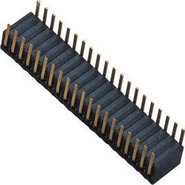 Parte movible lateral dual 90°DIP H=3.45 ROHS del jefe femenino 2x20 del bronce de fósforo 1.27m m