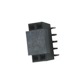Y mecanografía el tipo femenino flash ROHS de SMT de la echada del jefe 2,54 del oro del negro de PA9T
