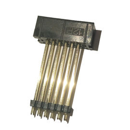 el negro recto del conector PBT del jefe de la caja de la echada de 2.54m m, añade el plástico ROHS 12P