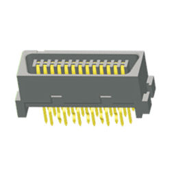 1.27m m derecho 26 oro Flash/Sn del bronce de fósforo del conector PBT 30%GF UL94V-0 del Scsi del Pin