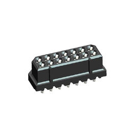 Tablero recto de la fila dual para subir al conector de poder masculino del conector 1.25m m