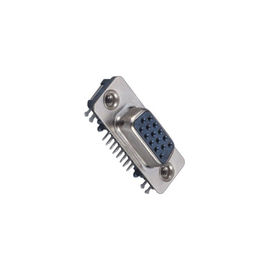 PA66 15 bronce de fósforo femenino del conector del submarino del Pin D delgado con el logotipo ROHS de WCON