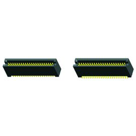 jefe negro 50Pin SMT LCP de la caja del plástico 1,27 con el material de alta temperatura ROHS de Diff.Post