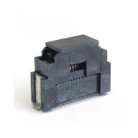 tablero recto masculino de SMT PA9T UL94V-0 del conector de la echada de 0.8m m para subir al tipo de D