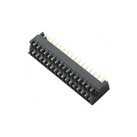 los bloques de terminales de 7.62m m escogen latón plateado Sn del negro 25%GF UL94V-0 de la fila PA66