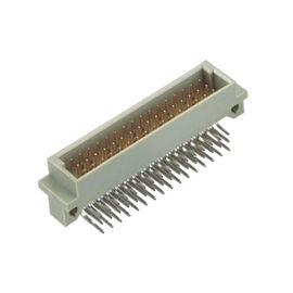 48 tipo recto conector del gris 2.54m m Europa del conector PBT del dinar 41612 de la INMERSIÓN PBT del Pin