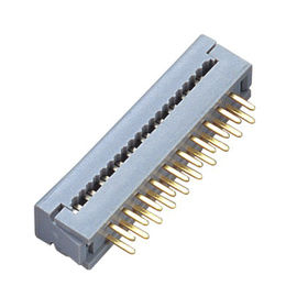 Conector de cobre amarillo 2.54*7.62m m PBT 30%GF UL94V-0 ROHS del enchufe de la INMERSIÓN de Sel Au/Ni 2*9P