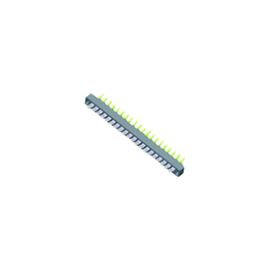 negro P/Bronze del conector 2*12P PBT del enchufe de la INMERSIÓN de 2.0m m que estaña ROHS