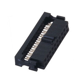 Conectores de cable del bronce de fósforo del conector hembra PBT 30%GF UL94V-0 de WCON 2.0m m 2*10P IDC IDC