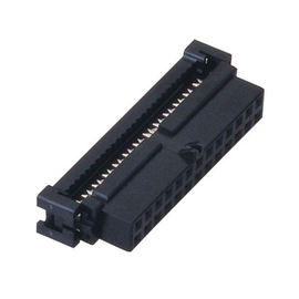 Conectores de cable del bronce de fósforo del conector hembra PBT 30%GF UL94V-0 de WCON 2.0m m 2*10P IDC IDC