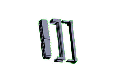conector femenino del cable de cinta del Pin del zócalo 20 de 1.27*2.54m m PBT IDC WCON