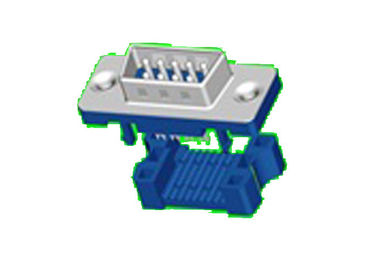 Tipo dual masculino línea piercing de la fila IDC del Pin del latón 9 del conector PBT del submarino de D