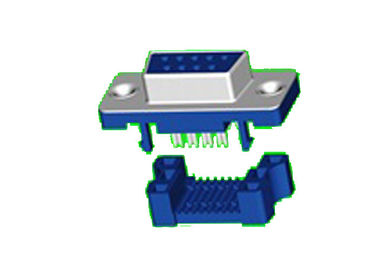 Tipo dual masculino línea piercing de la fila IDC del Pin del latón 9 del conector PBT del submarino de D